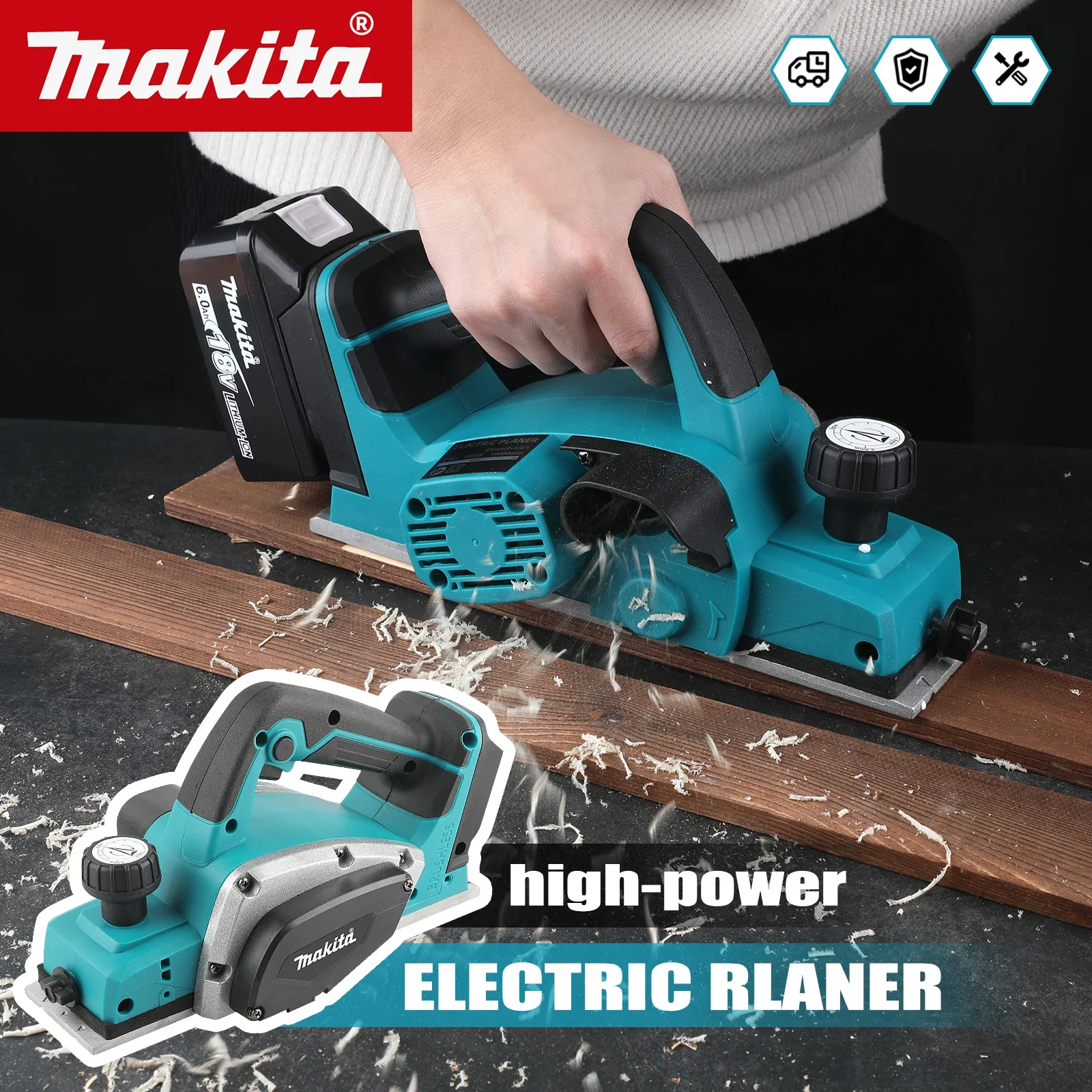 DKP180 Brushless Cordless Elec - Planer Handheld Electric 评论和价格